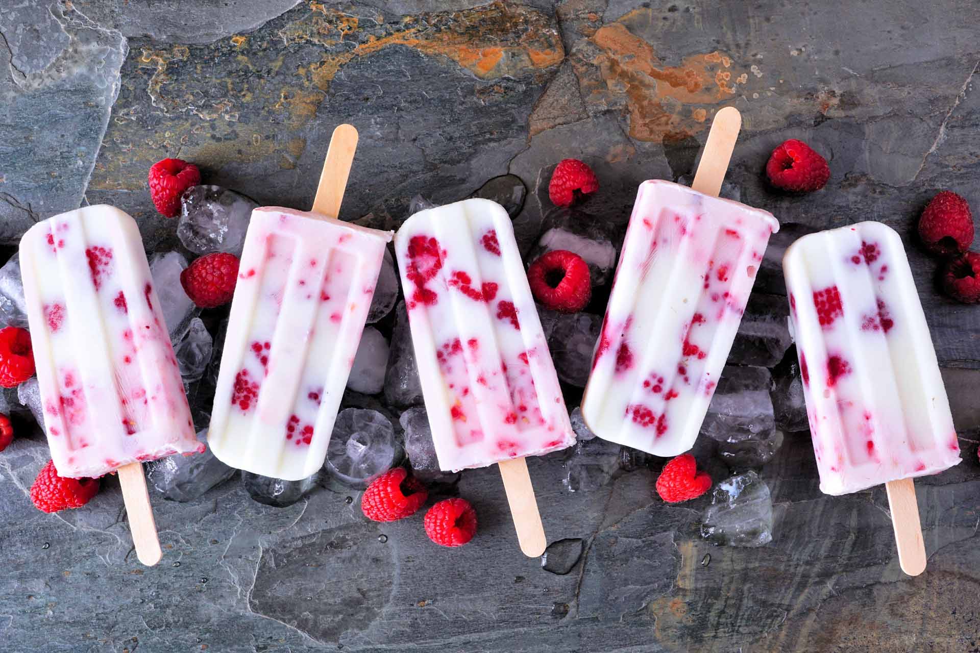 Featured image for “Raspberry Yogurt Ice Pops”