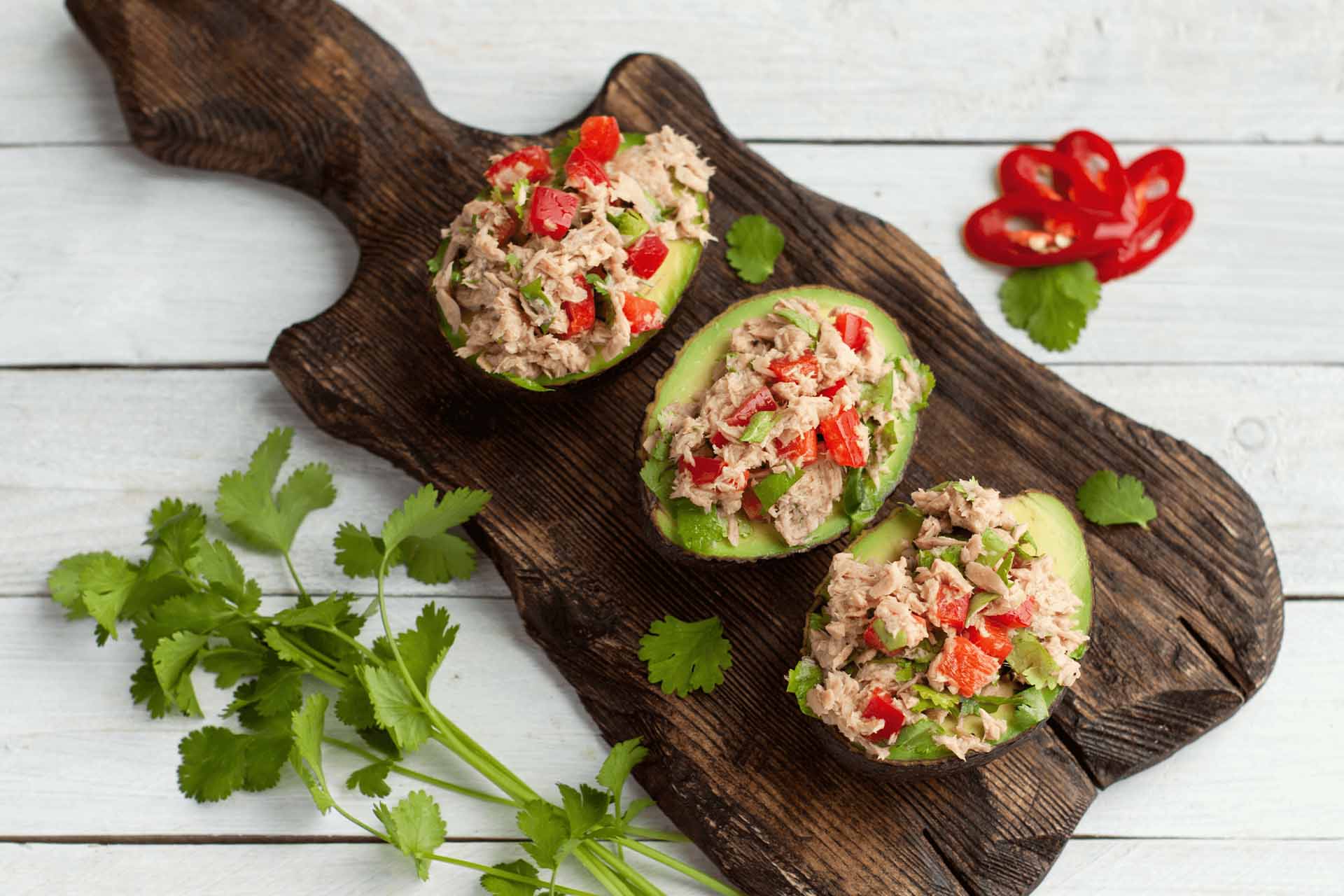 Featured image for “Chicken Salad Stuffed Avocados”