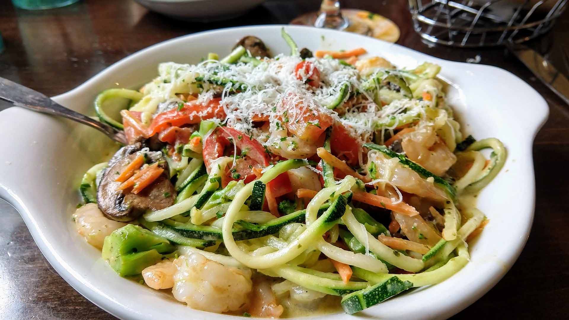 Shrimp Scampi with Zoodles